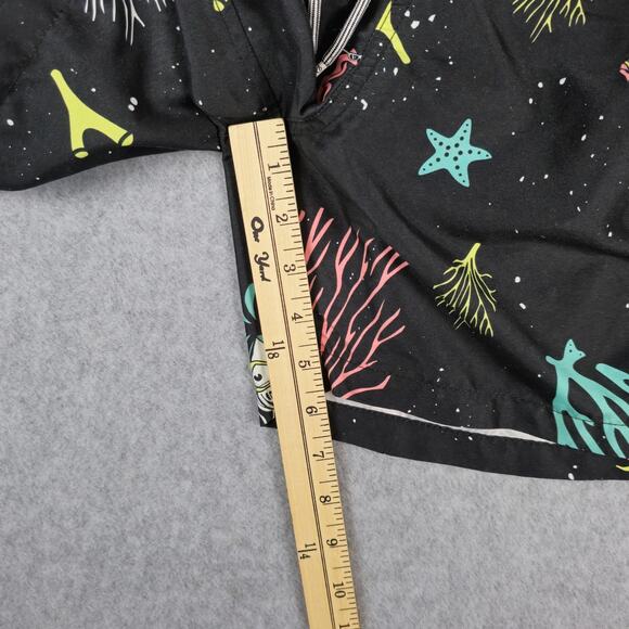 Boardies Shorts Mens Size Large Swim Trunks Black Neon Colors - Picture 11 of 13